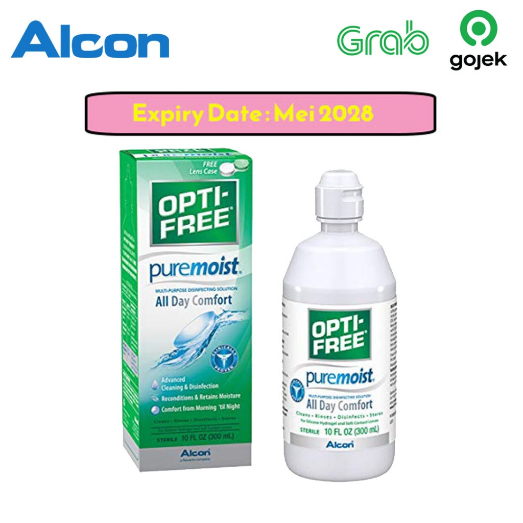 Lensza | Opti Free Solution Puremoist | Cairan Opti Free Pure Moist by Alcon 300ml
