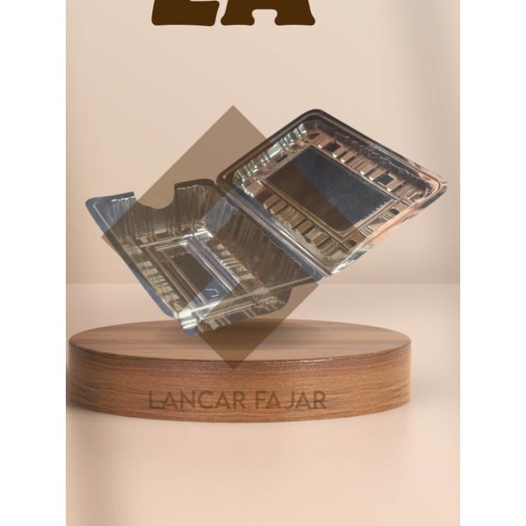 [LF] mika ukuran 2a / mika s-1b / mika jumbo / mika nasi / mika plastik kotak / mika plastik makanan