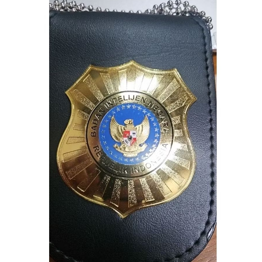Kalung Lencana KTA BIN badan intelijen negara id card Bin nametag Bin kalung KTA Bin kalung lencana 