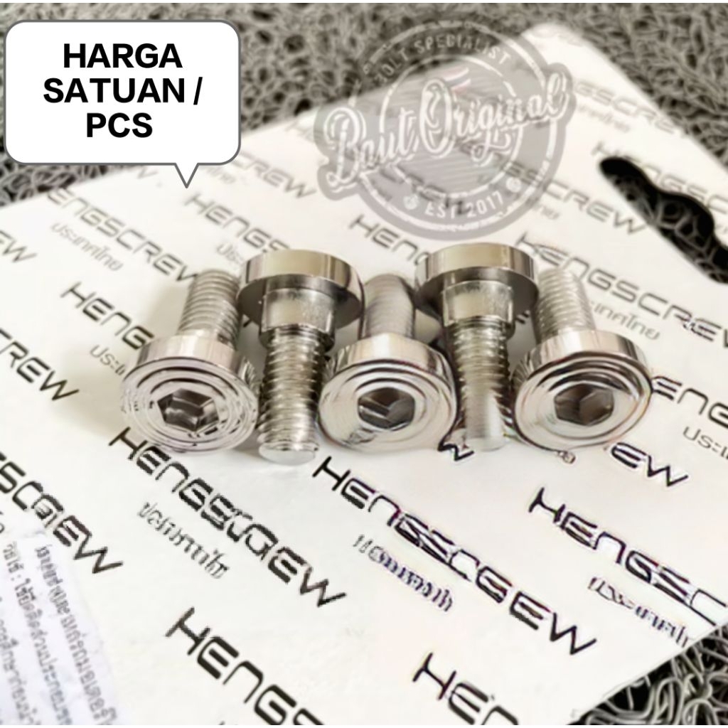 Baut Disk Disc Cakram Piringan Probolt Ulir Garis Drat 12 Knob Bushing Knop Bos Bos Original Heng Th