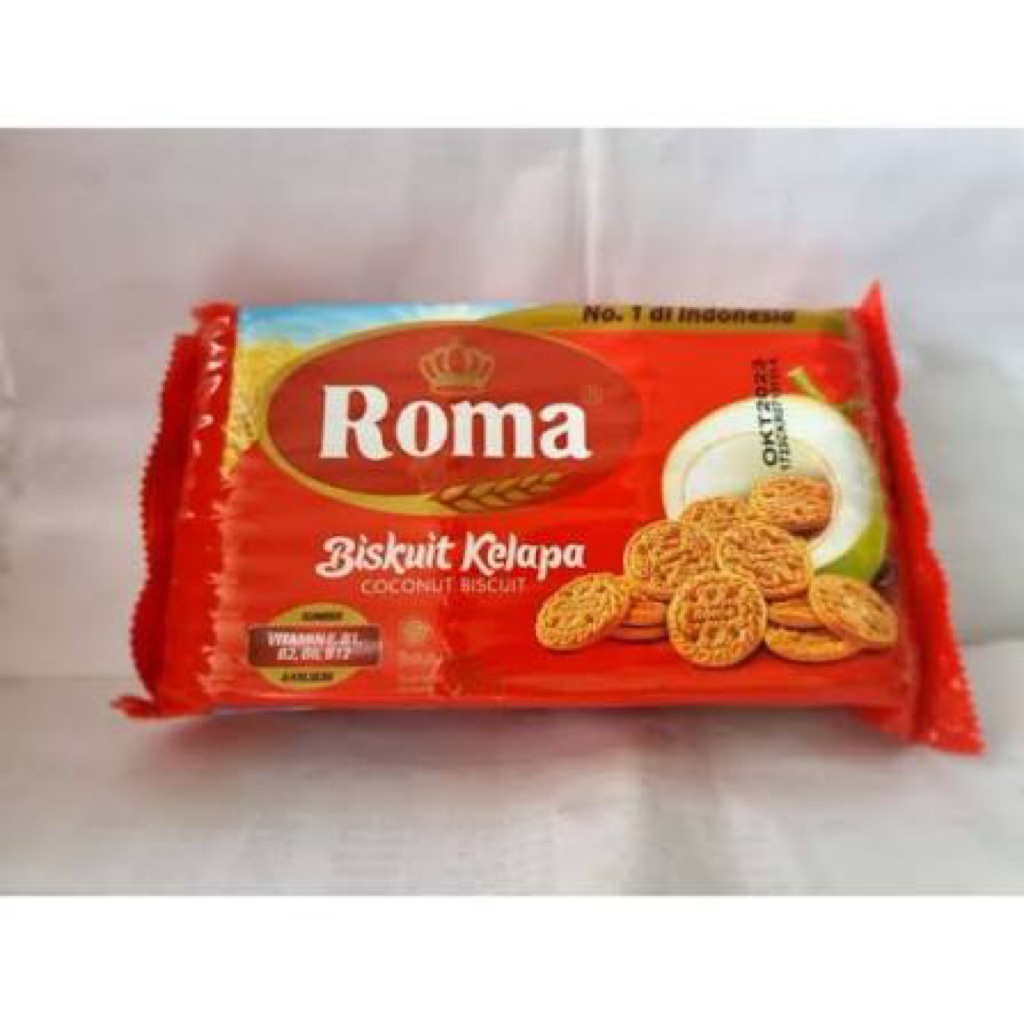 [New] Roma Biskuit Kelapa 1 Dus 1 Karton 1 Kardus isi 28 pcs