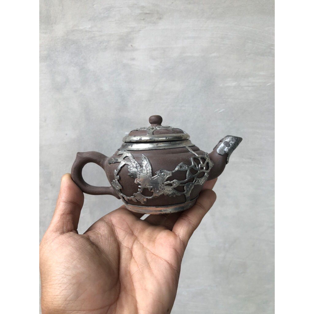 Teko peranakan china antik tua