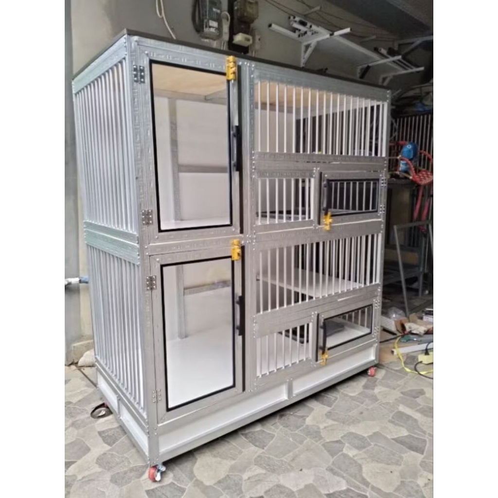 KANDANG KUCING UKURAN TINGGI 130 PANJANG 120 LEBAR 60