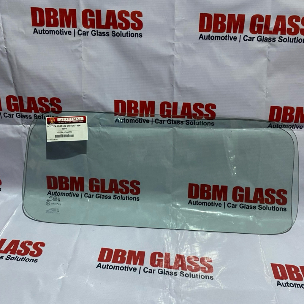 Kaca Kabin Belakang Kijang Super Pick Up Asahimas | Kaca Belakang Kabin