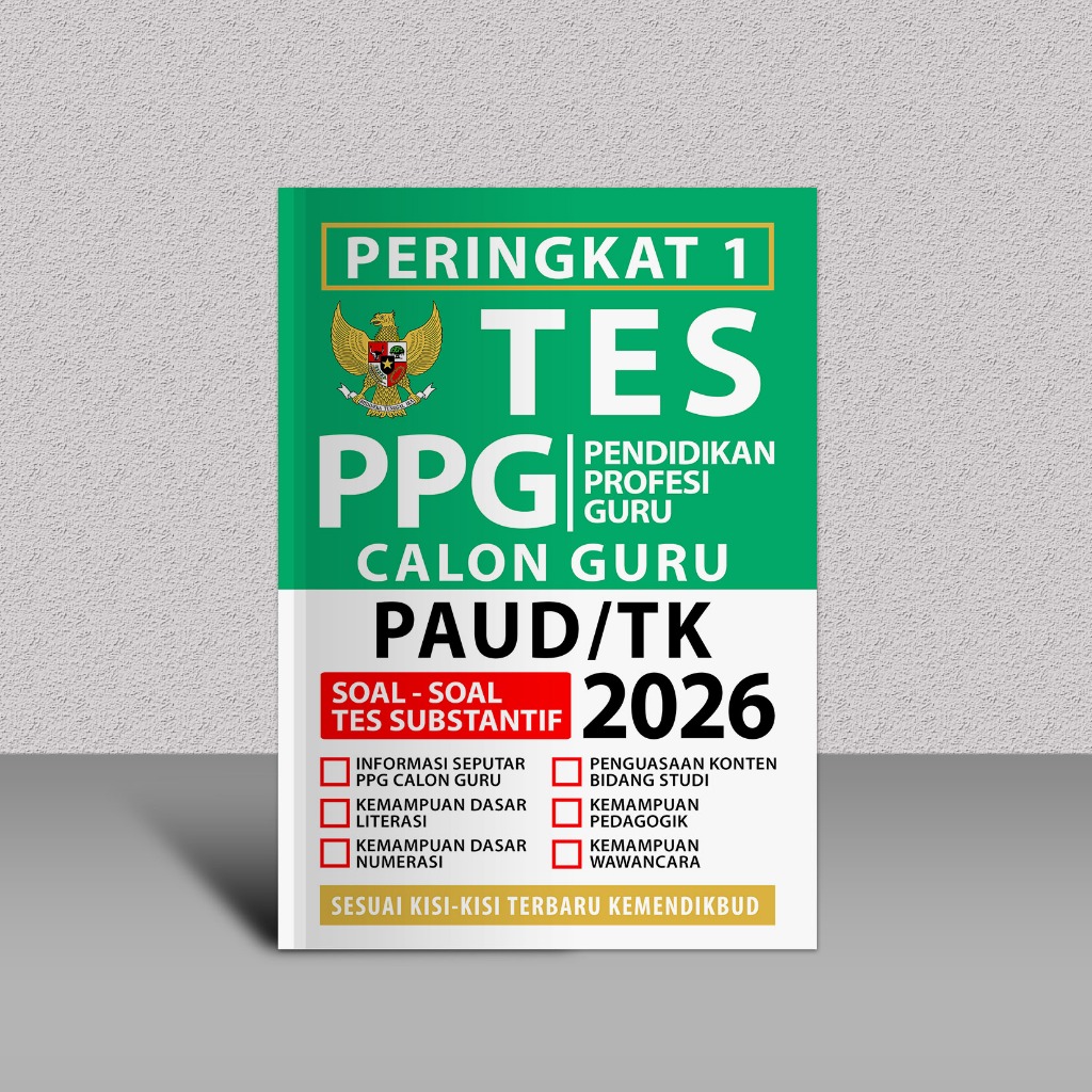 Buku PPG Prajabatan Guru PAUD TK 2026 - Buku PPG Calon Guru PAUD 2026
