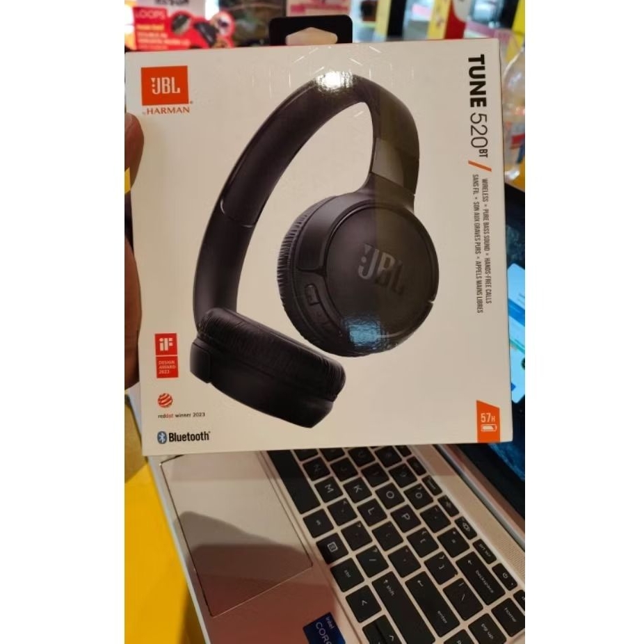 [BARU] JBL T520 Bluetooth Headphone - Bluetooth 5.3 - Suara Bass Pure JBL - Ringan dan Dapat Dilipat