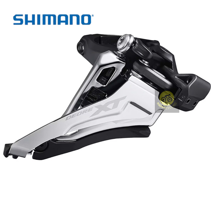 FD Front Derailleur Shimano Deore XT M 8100 M8100 Clamp Type Mid Clamp Side Swing Front Pull Happy C