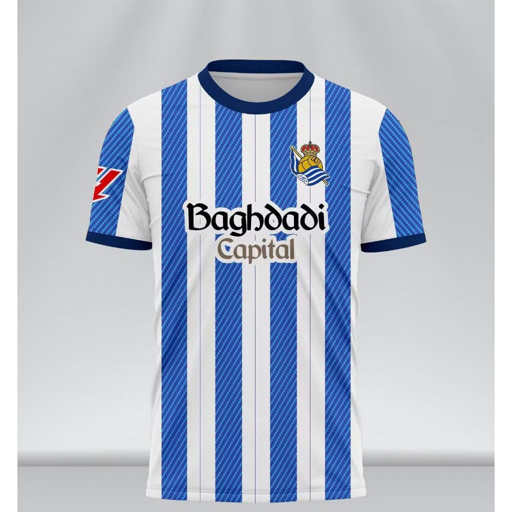 JERSEY REAL SOCIEDAD HOME 2026 GRATIS NAMA DAN NOMOR PUNGGUNG