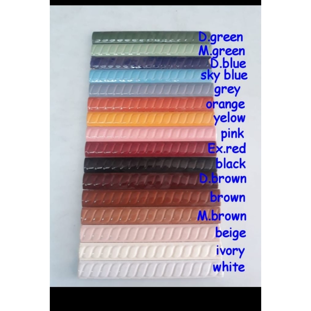 Kuku Macan 20 Cm Motif Ulir - Bon Bon Lis Keramik - Pinggiran Keramik