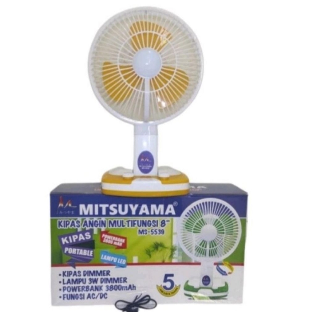 Kipas Angin Emergency MultifungsiMitsuyama Kipas Angin Emergency Multifungsi MS-5539