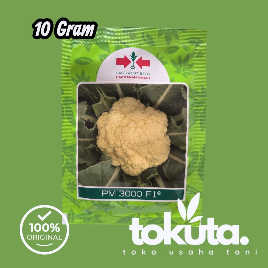 PM3000 ( PM 3000 ) F1 10 Gram Benih Kembang Kol Cap Panah Merah