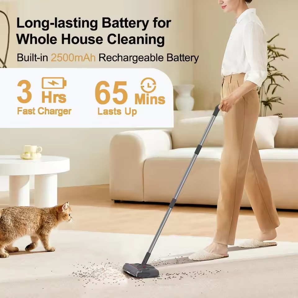 NEW ELECTRIC SWEEPER/PENYAPU LISTRIK SAPU MULTIFUNGSI ALAT SAPU LANTAI SAPU