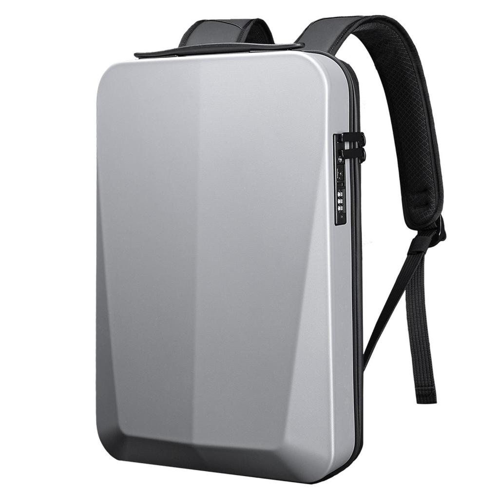 BG22201 Tas Bange Bag Slim Backpack Pria Cowok Kerja Kantor Laptop 15.6 Ipad 7.9 Hardcase USB TSA