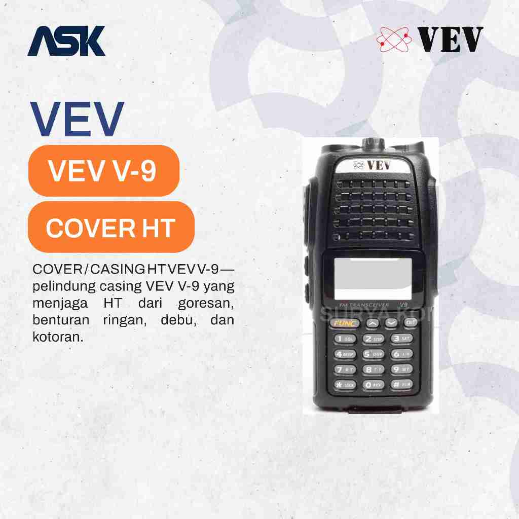 Cover Handy Talky V9 VEV / Casing HT V-9 VEV