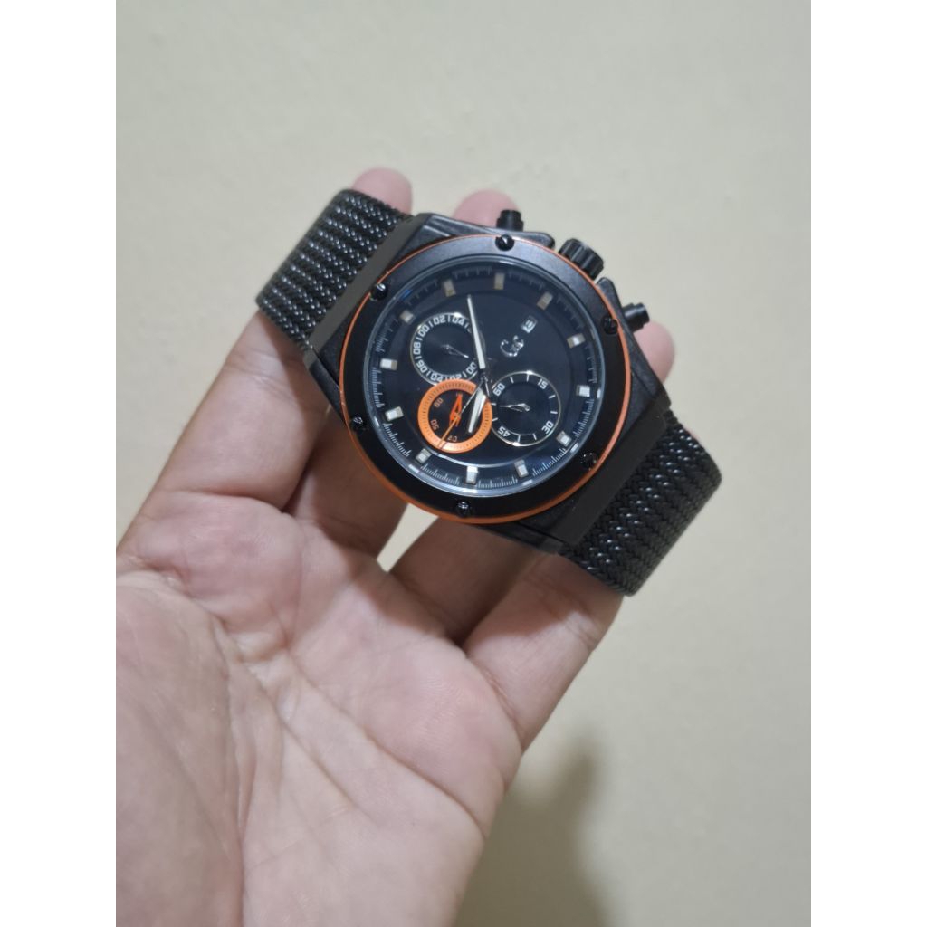 Jam tangan merek gc pria chrono aktif original