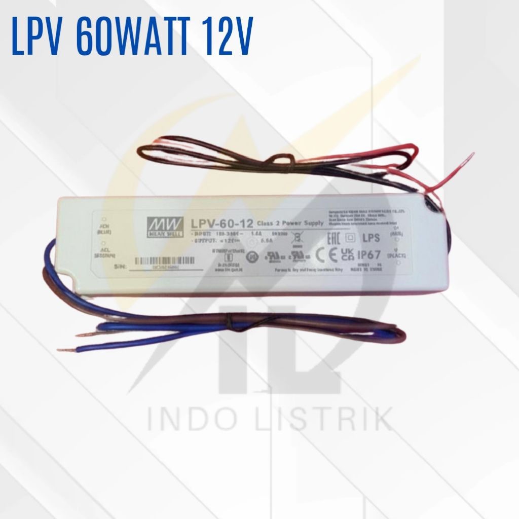 Ballast Mean Well LPV-60-12 / Trafo Mean Well LPV-60-12