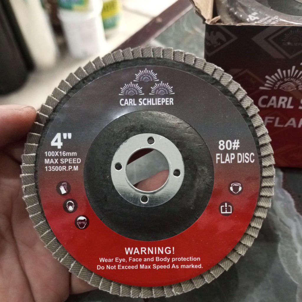 Mata Gerinda Amplas Susun 4 Inci Mata Batu Gerinda Amplas Susun Bulat flap disc