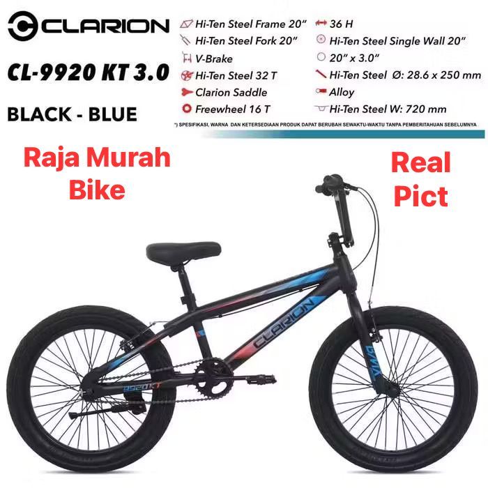 Sepeda Anak Bmx Clarion CL-9920 KT 3.0 20 Inch By Pacific Sepeda BMX 20 Inch Clarion