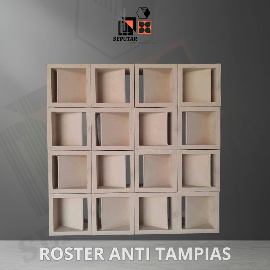 ROSTER BETON MINIMALIS,ROSTER ANTI TAMPIAS,ROSTER BETON,ROSTER ANTI BADAI,VENTILASI UDARA,LUBANG ANG