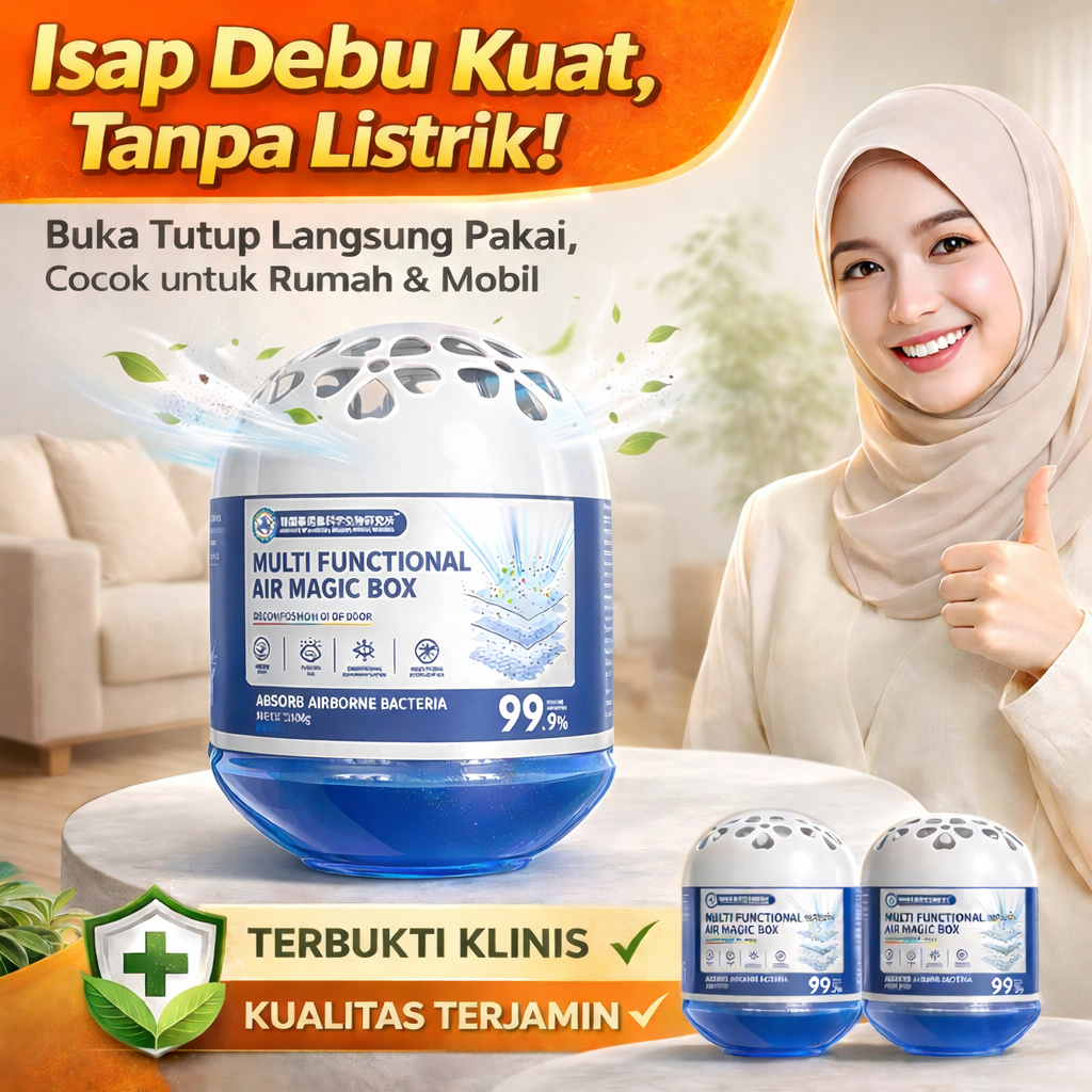 [Hisap Kuat Bersihkan Debu] Kotak Pembersih Debu Rumah Tangga Penghilang Debu Super Pembersih Udara 