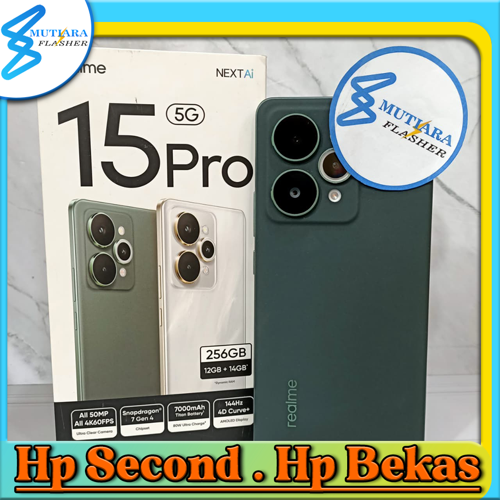 Realme 15 Pro 5G Ram 12 Rom 256GB Second Original
