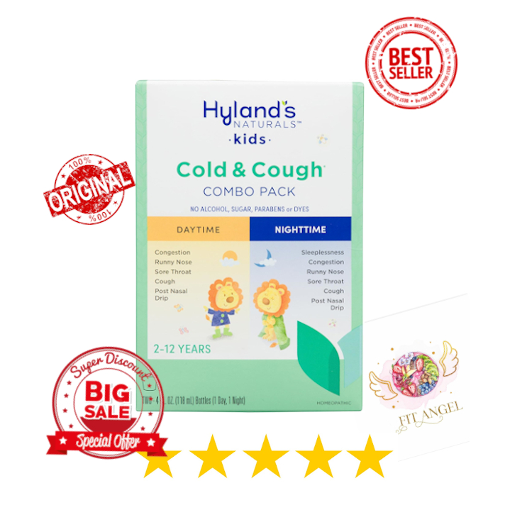 Hyland's Naturals Baby | Kids 118 mL USA | Day & Night Time | Combo | Value Pack | Infant | Baby Col