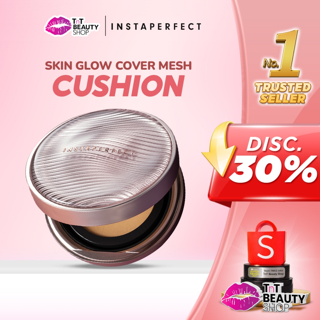 Instaperfect Skin Glow Cover Mesh Cushion High Coverage Formula SPF 50+ PA++++ | TnT Beauty Shop