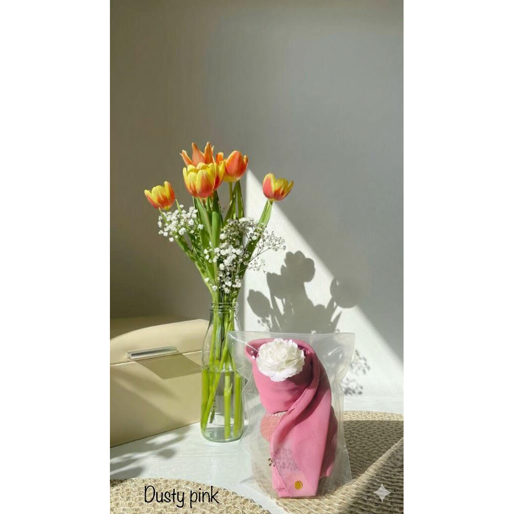 Dusty pink Hijab BellaSquare