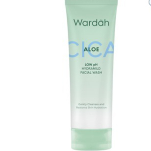 WARDAH Pembersih Wajah Hydramild Cica Aloe 100ml Membersihkan Wajah Herbal