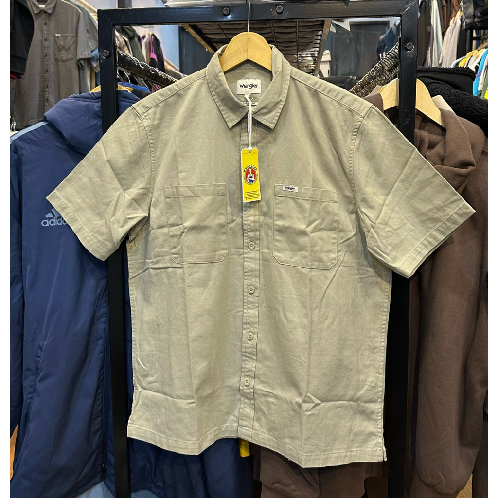 kemeja pendek wrangler Reguler fit Original