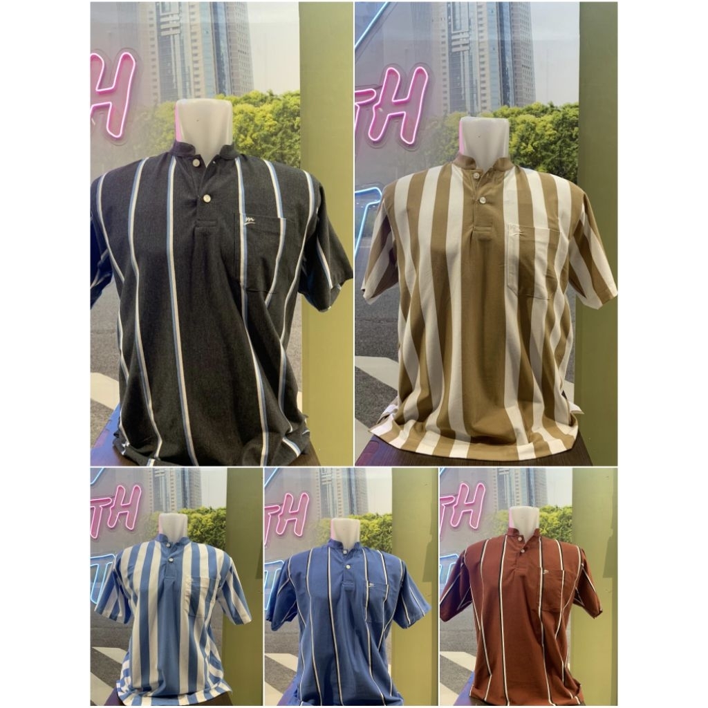 Kaos Polo Pria Salur Modasport Kerah Shanghai