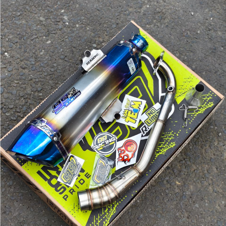 99 RACING Knalpot Yamaha Aerox 155 Full System