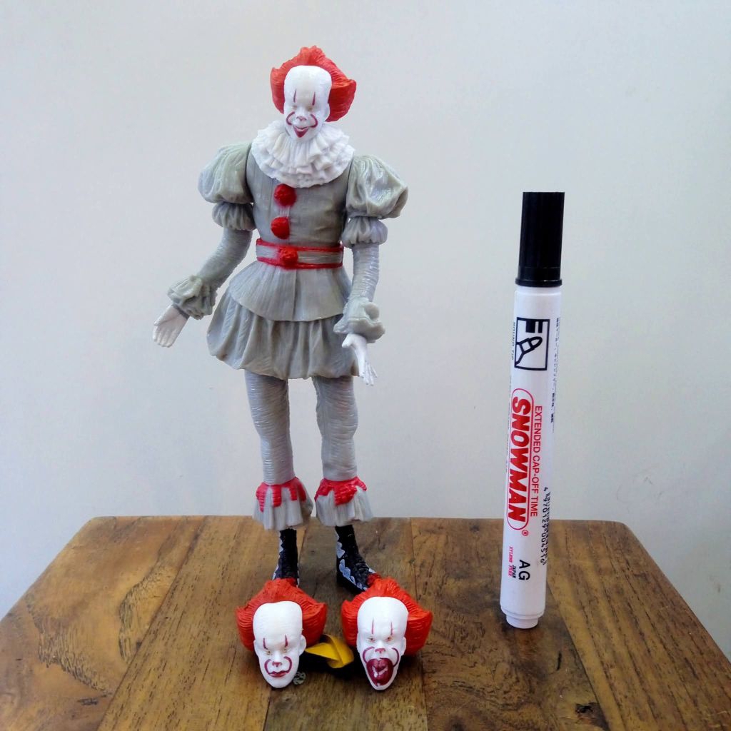 mainan action figure Neca pennywise ITartikulasi recastdetail bagustinggi 17 cmJKqppHJ

#pennywise #