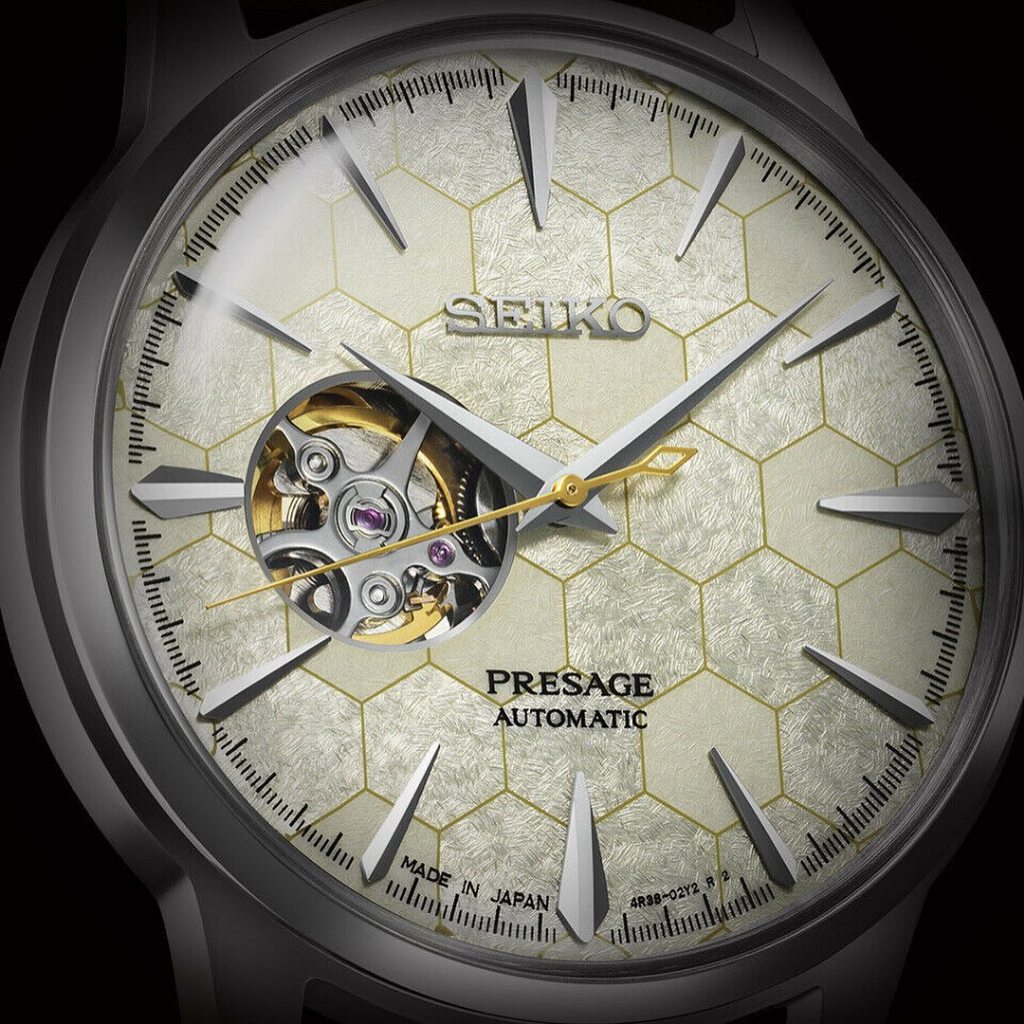 Jam Tangan Automatic SEIKO Presage Honeycomb Stainless Steel 40mm