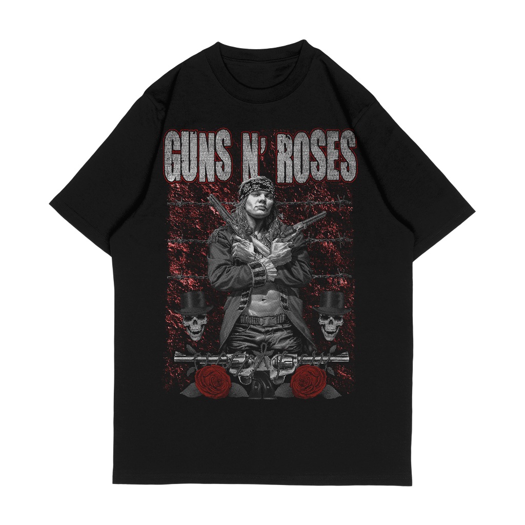 KAOS VINTAGE BAND | AXL ROSE GUNS N ROSES