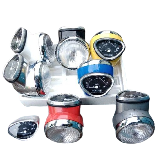 replektor Lampu depan honda s90 press besi detail ori