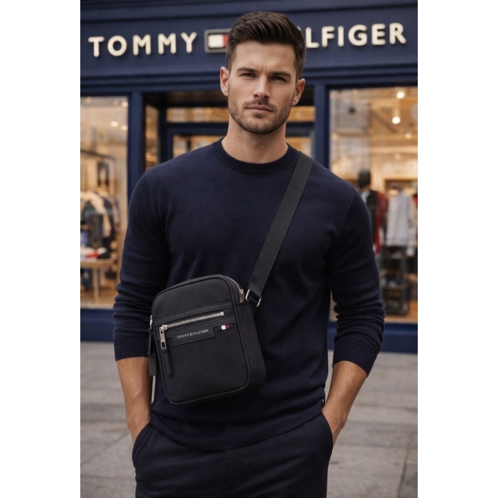 Slingbag Tommy Hilfiger 100% Authentic Original | Reporter bag Tommy Hilfiger 100% Autelhentic Origi
