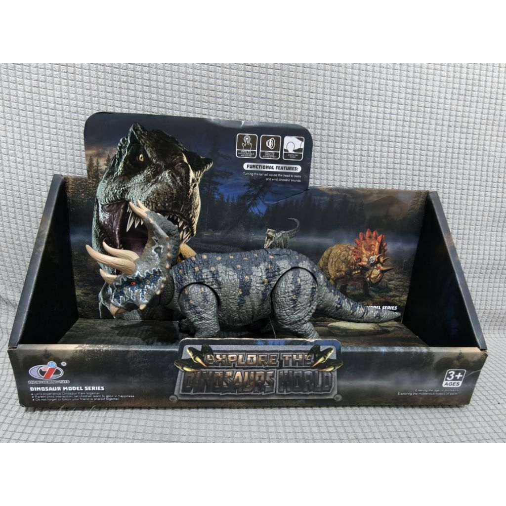 mainan anak dinosaurus world bukan Jurassic world - tyranosaurus rex - Spinosaurus - Apatosaurus - D