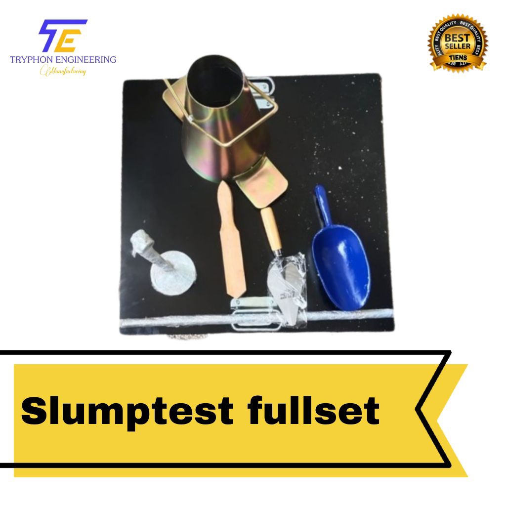 Slumptest peralatan lab Teknik Sipil fullset