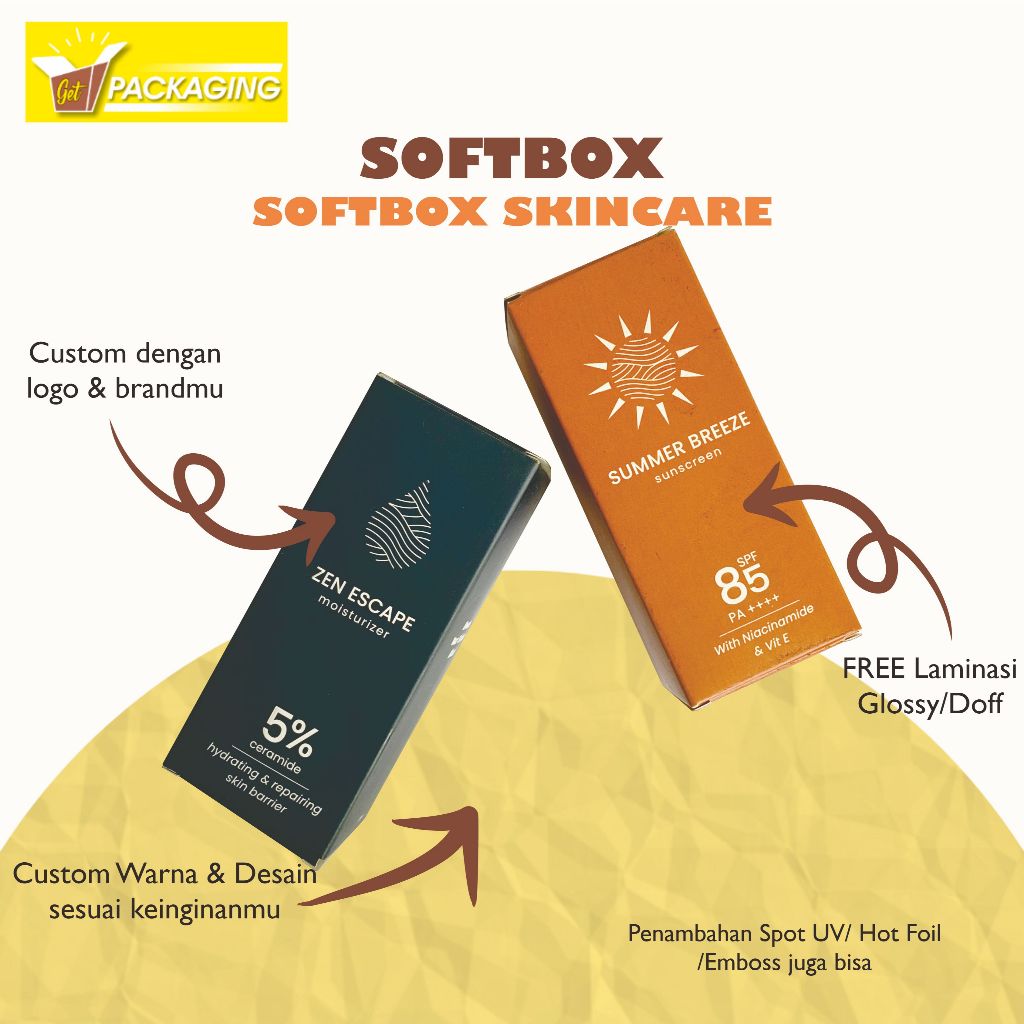 Dus Box Kosmetik Cantik dan Premium Custom