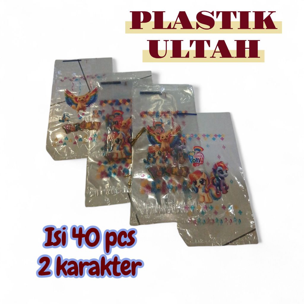 Plastik Bingkisan Snack/Plastik Ulang Tahun Terlaris uk 18x36