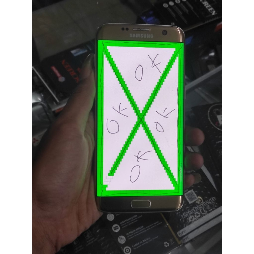 lcd Samsung S7 edge Original copotan