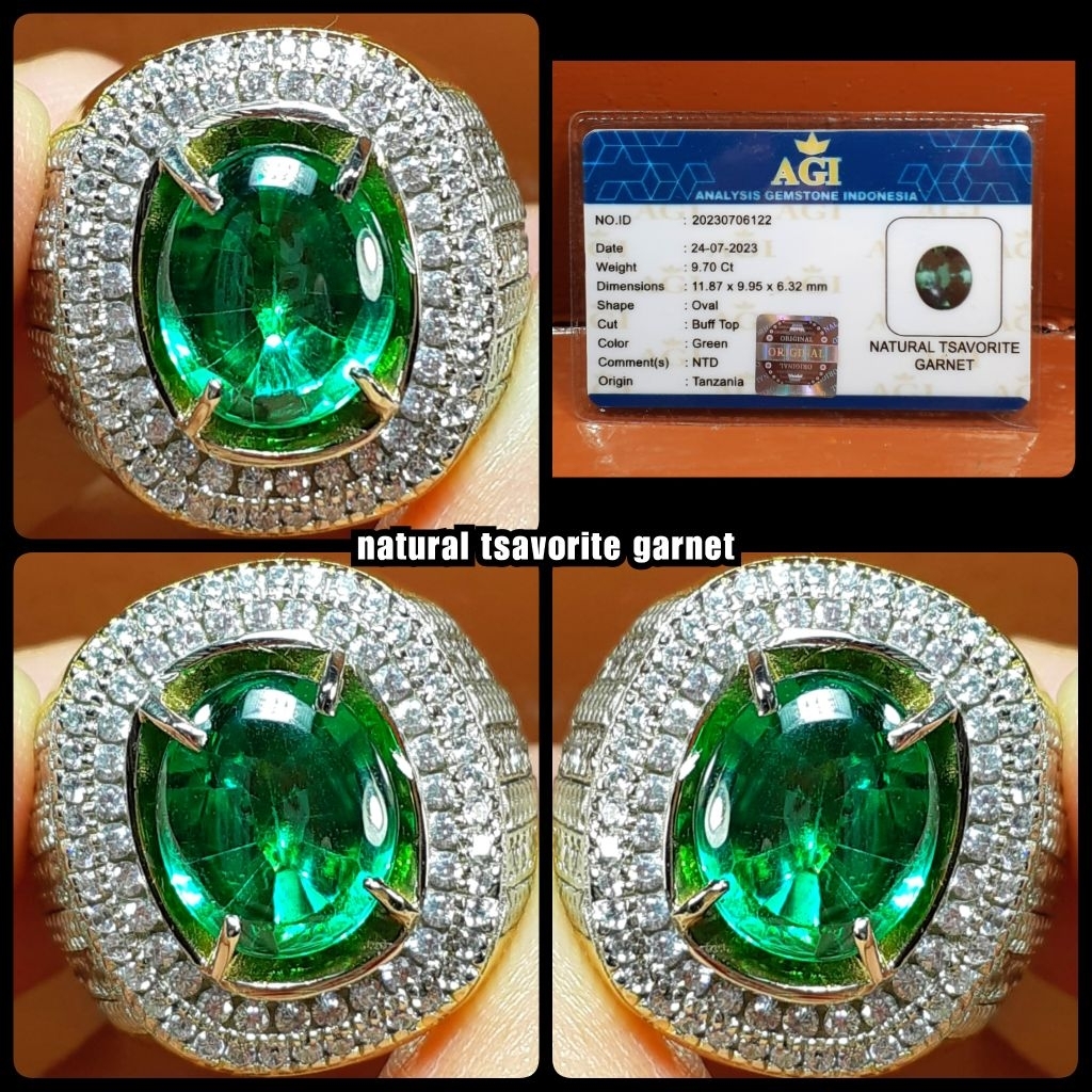 natural permata tsavorite garnet alami boll tanzania