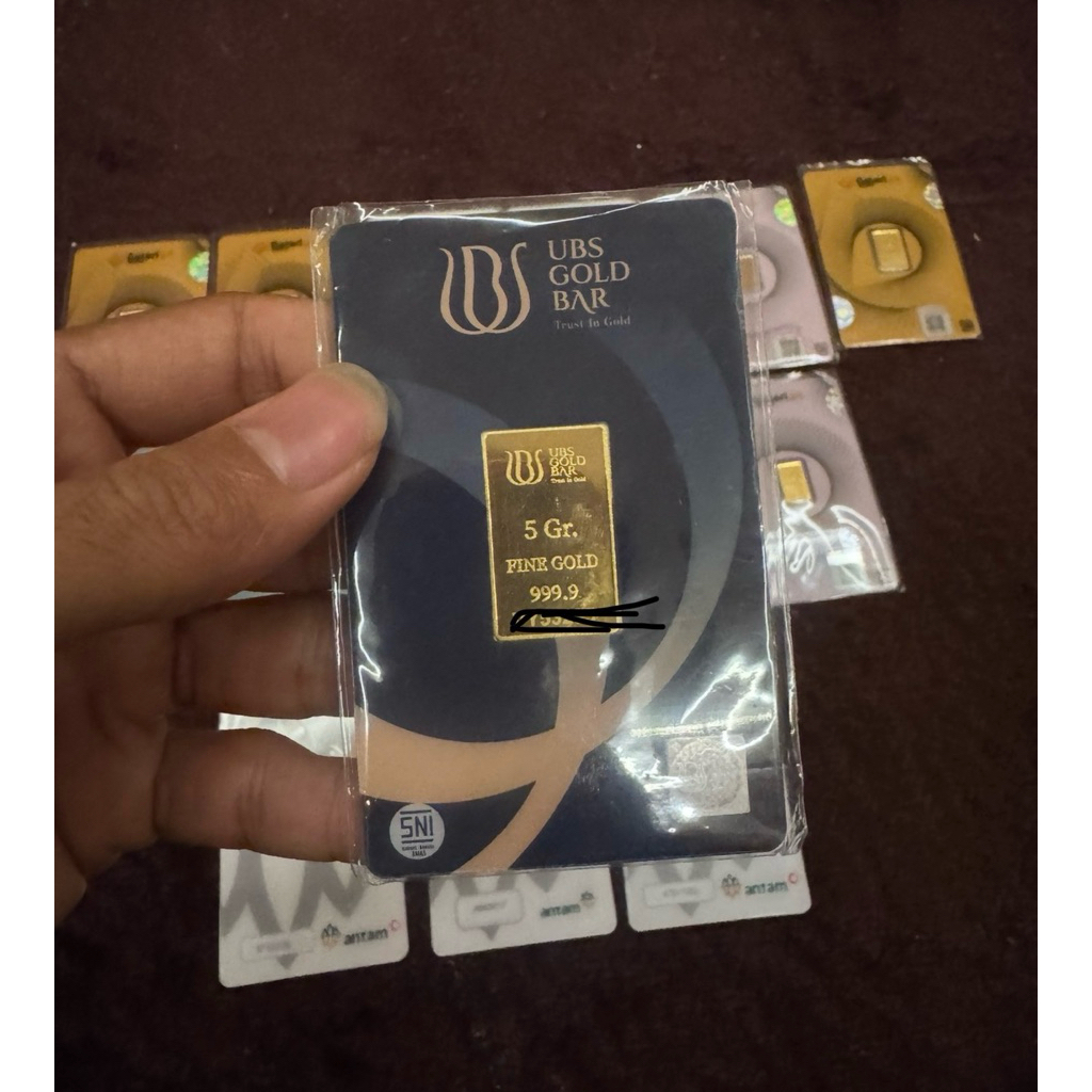 Emas Batang UBS Gramasi 5gram