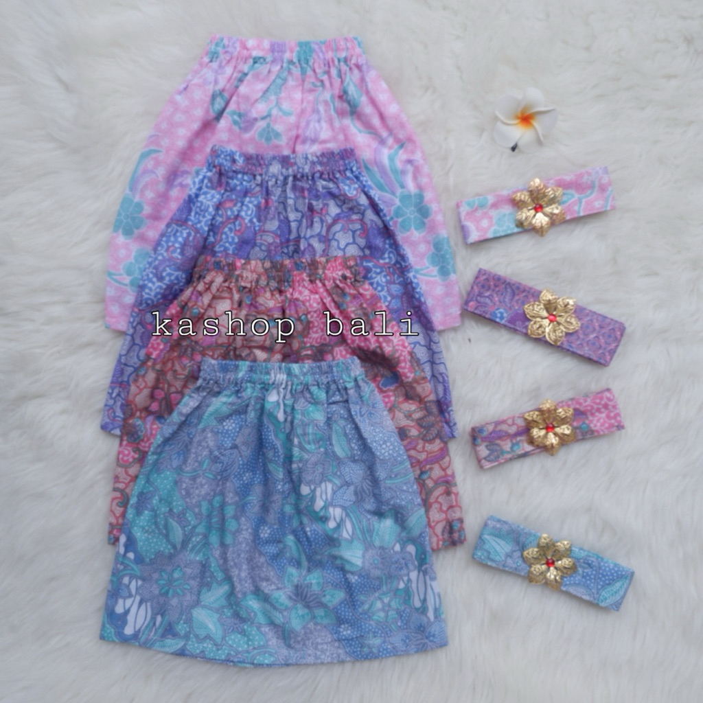 ROK SPAN PENDEK BATIK PASTEL