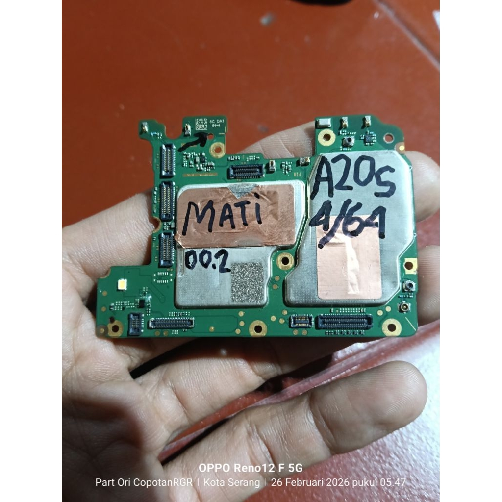mesin samsung a20s KODE soket M12 MATi matot per4wan belum serpisan BAHAN teknisi