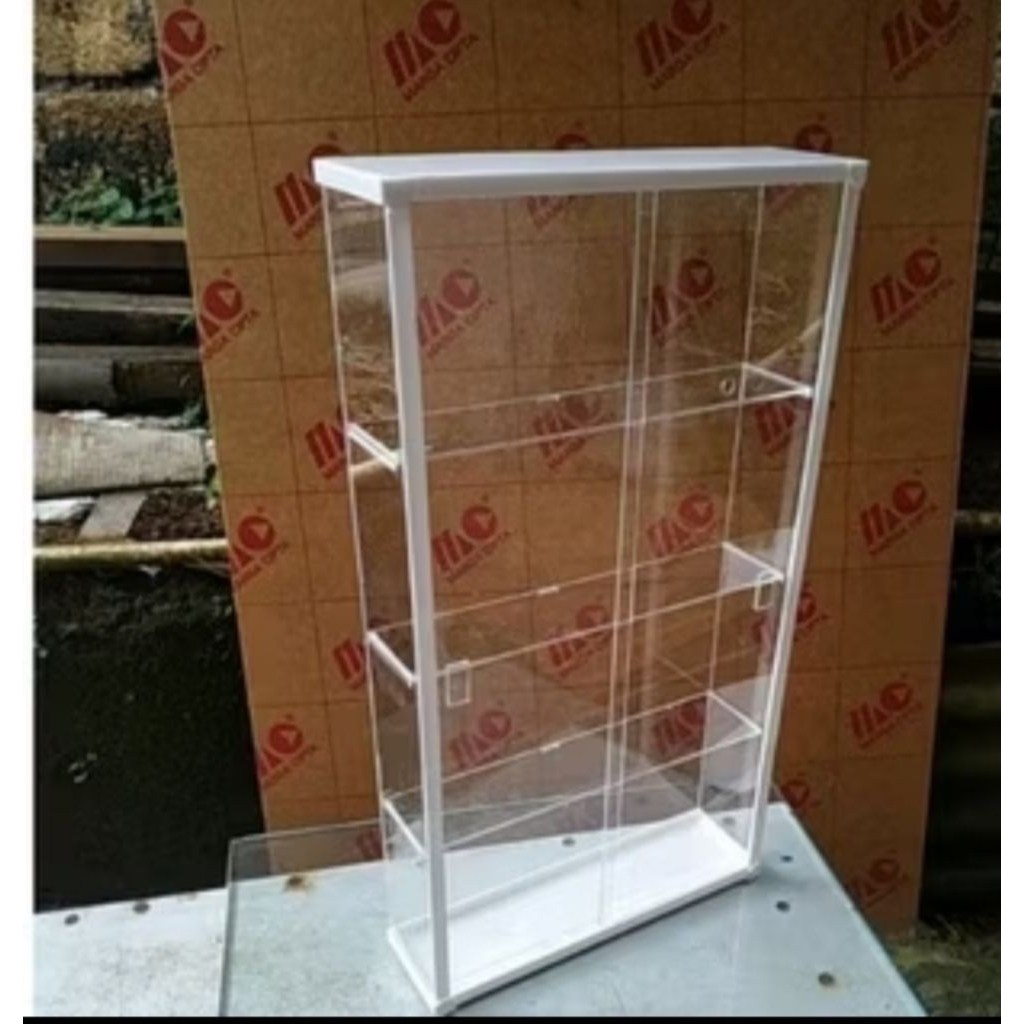 Etalase Warung akrilik Termurah 4 susun