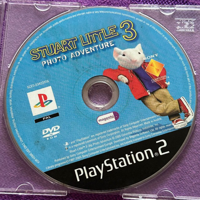 kaset ps2 ori pal stuart little
