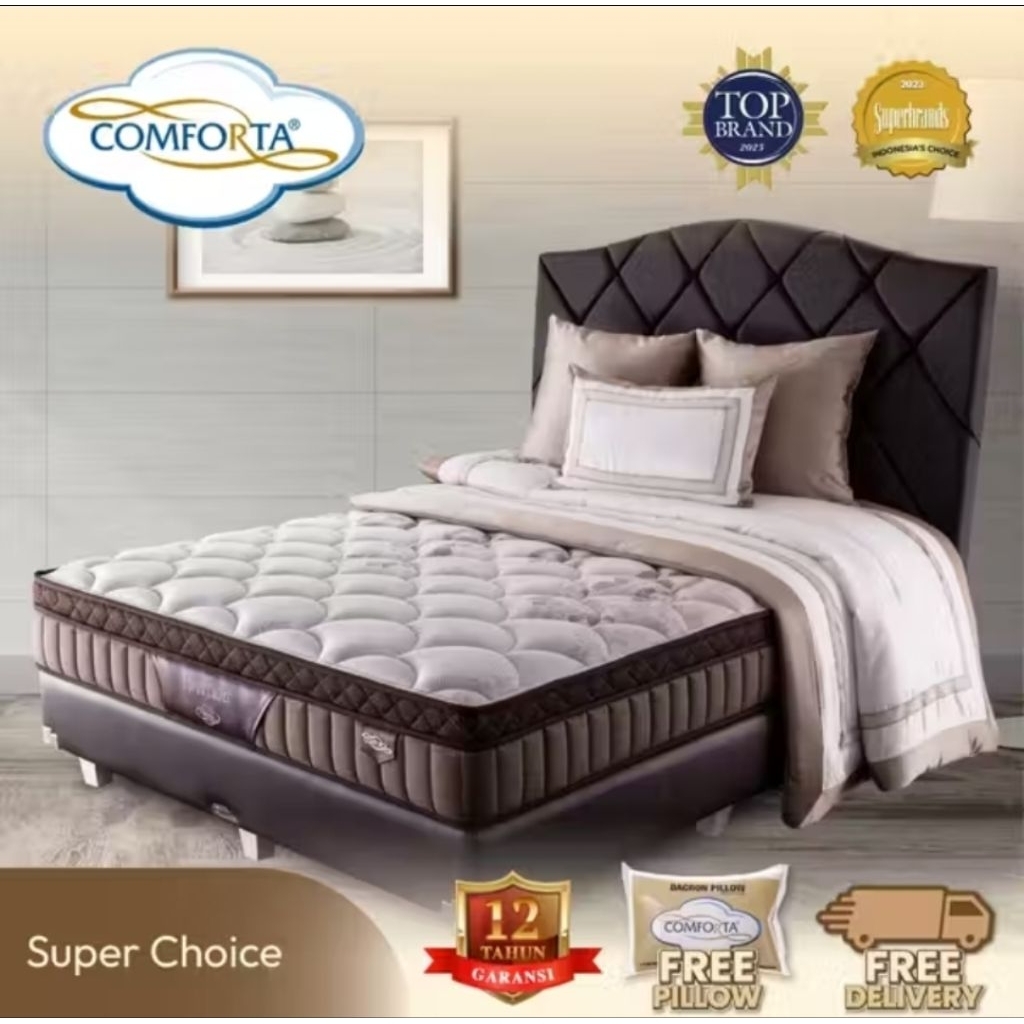 [COMFORTA_BANJARMASIN] Set spring bed Comforta super choise  full set