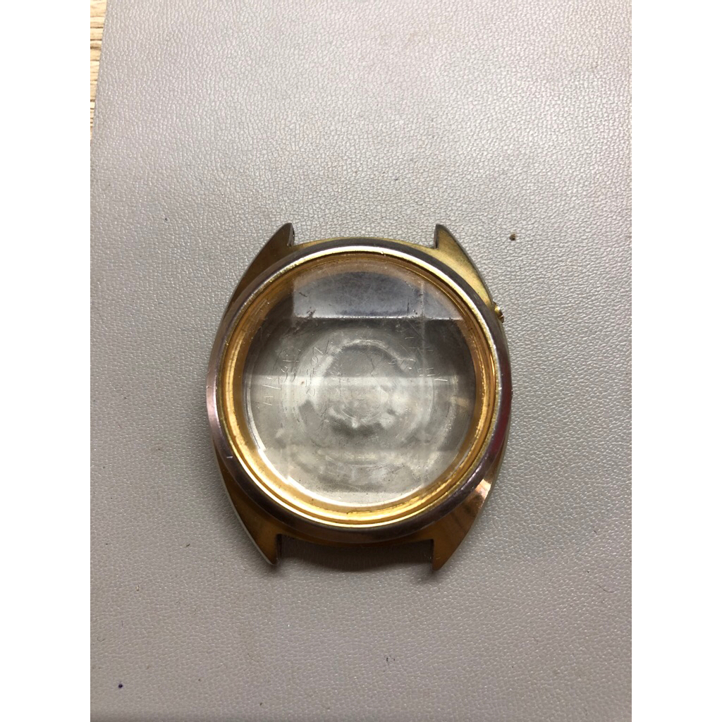 bodi jam tangan otomatis orient AAA warna gold siap pakai